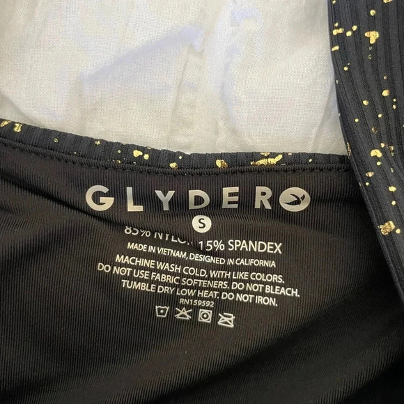 Glyder cutting edge bra in speckled gold - Picture 7 of 9